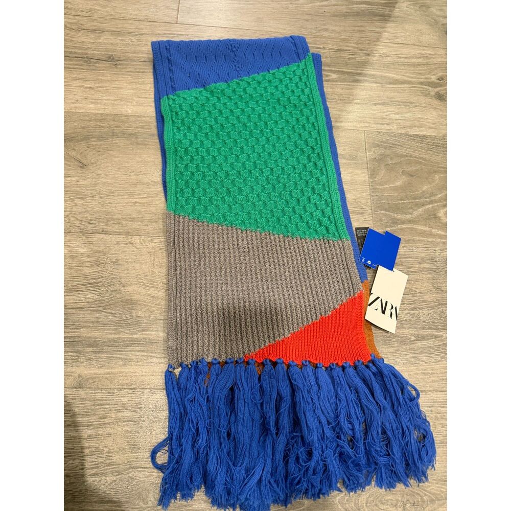 NWT Ader Error x Zara Blue Patchwork Colorblock S… - image 4